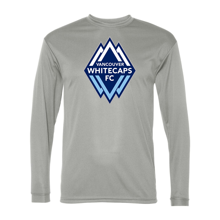 Men's Vancouver Whitecaps FC Polyester Long Sleeve T-Shirt